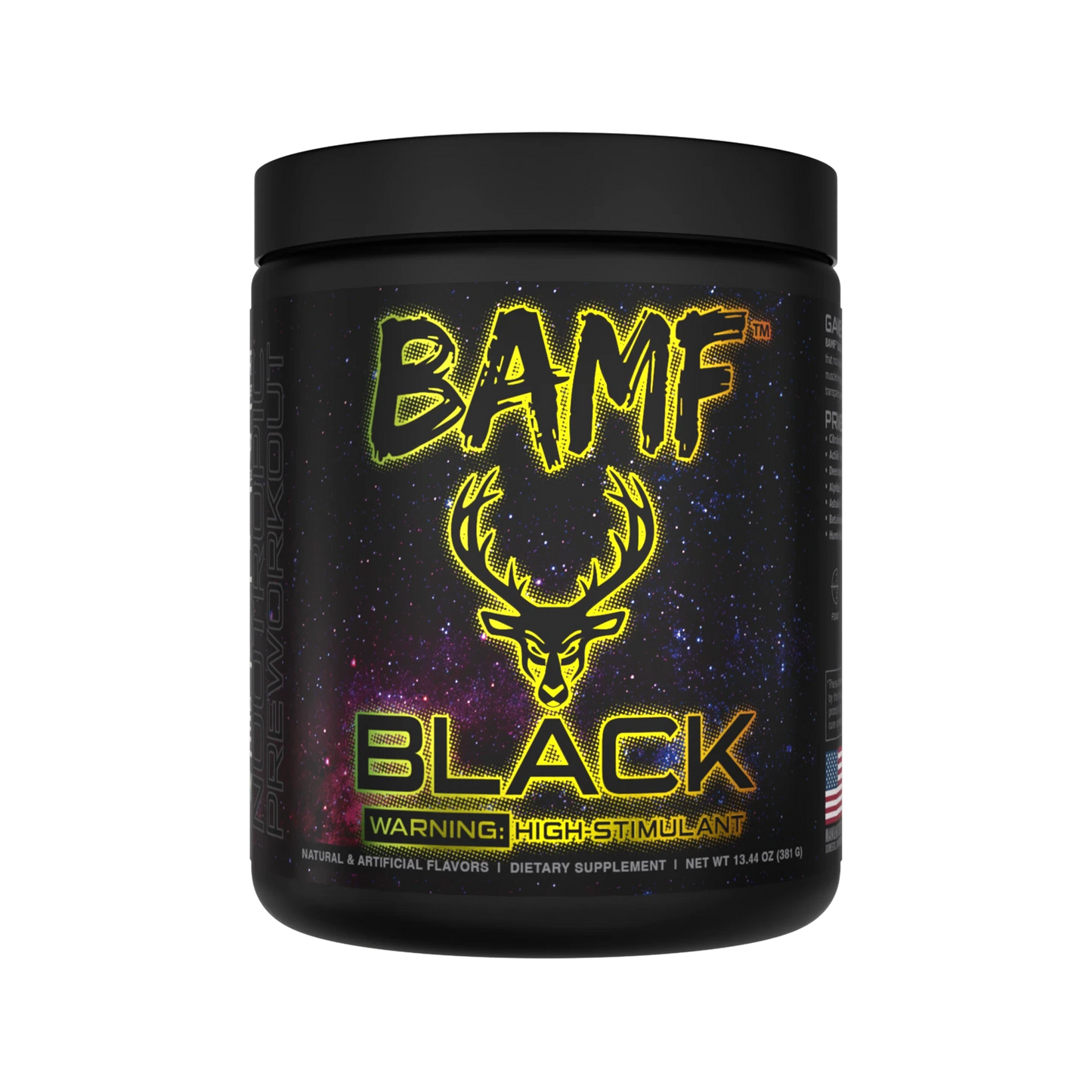 BAMF BLACK - HIGH STIMULANT NOOTROPIC PRE-WORKOUT