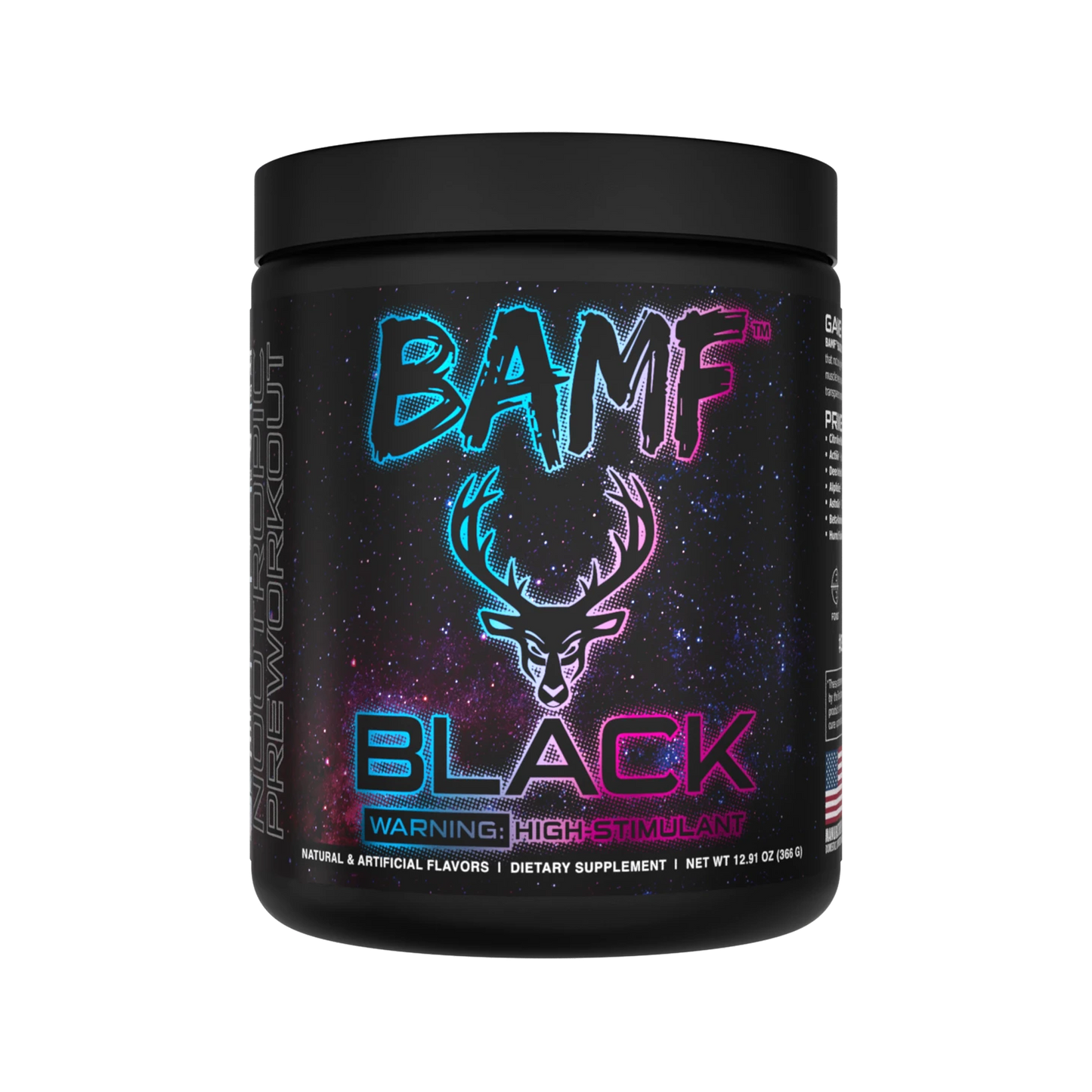 BAMF BLACK - HIGH STIMULANT NOOTROPIC PRE-WORKOUT