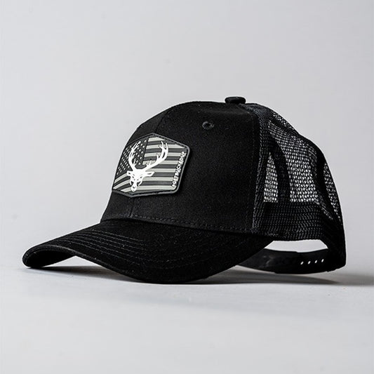 BUCKED UP FLAG PATCH HAT