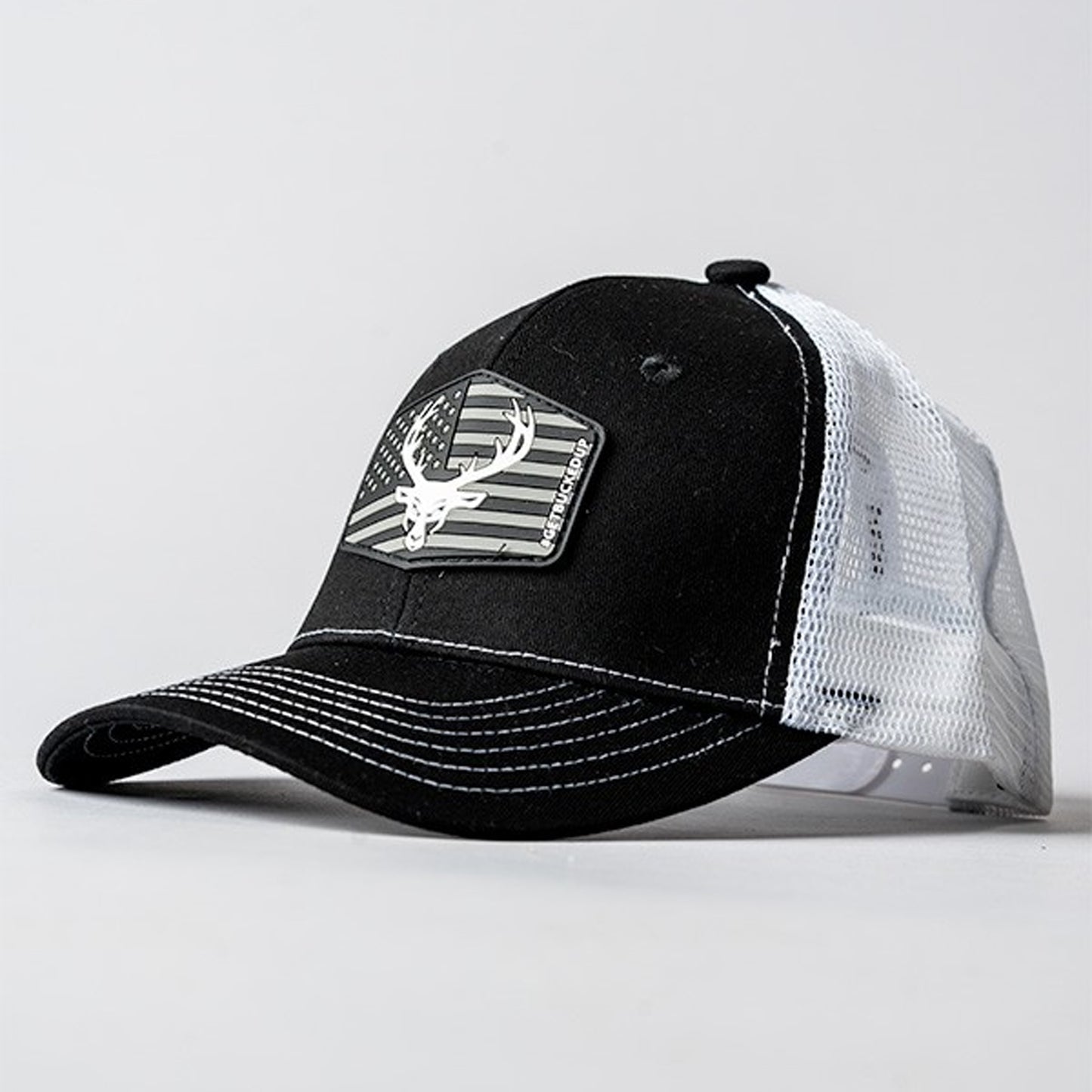 BUCKED UP FLAG PATCH HAT