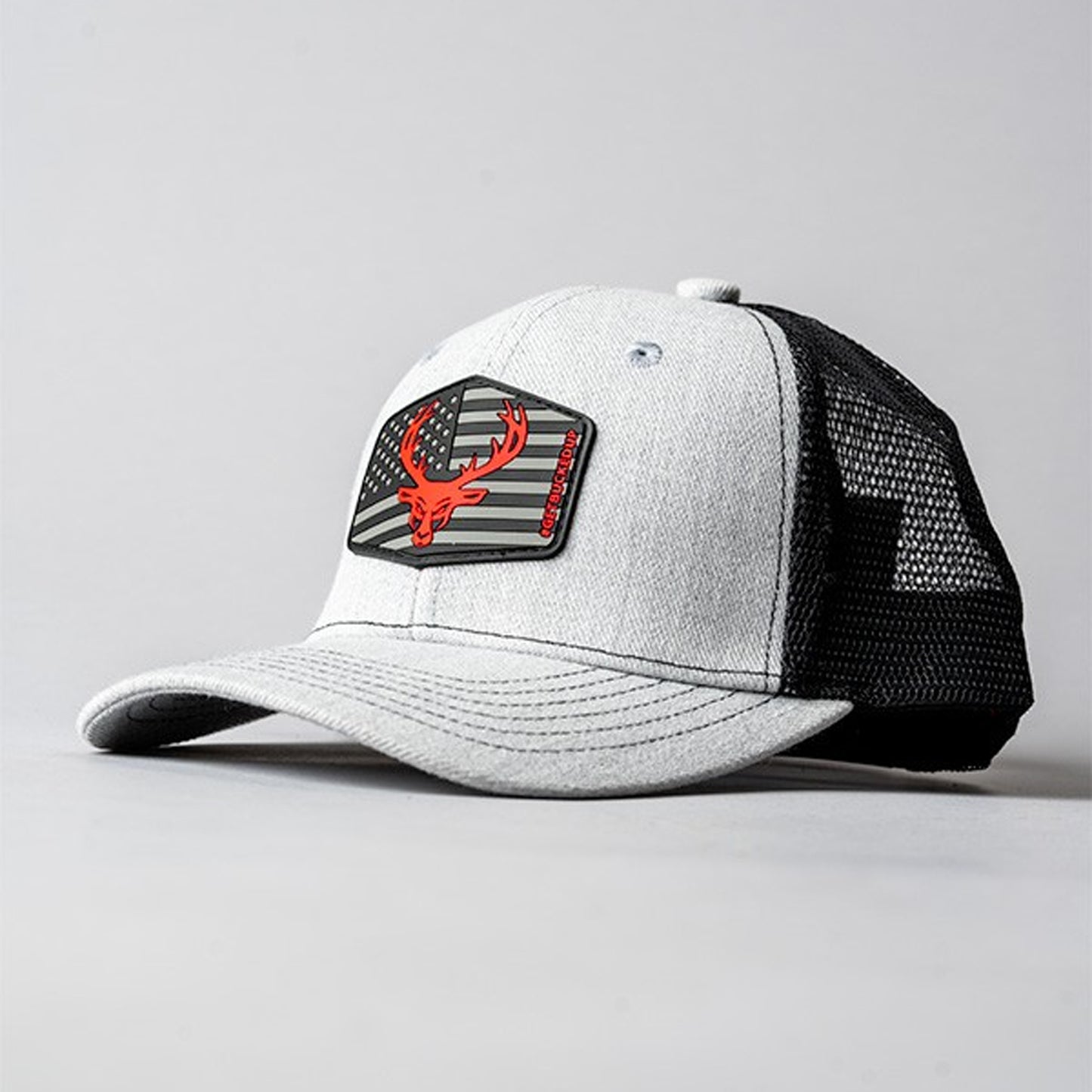 BUCKED UP FLAG PATCH HAT