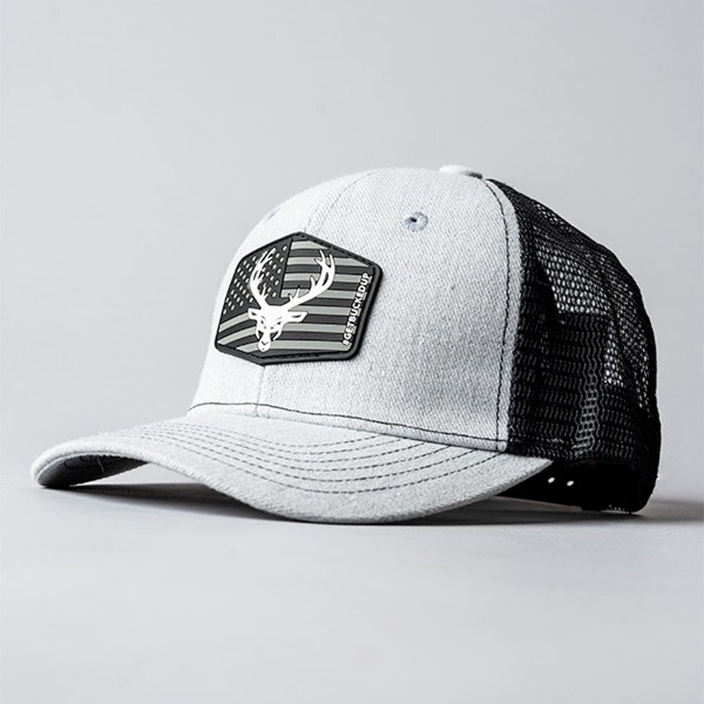 BUCKED UP FLAG PATCH HAT