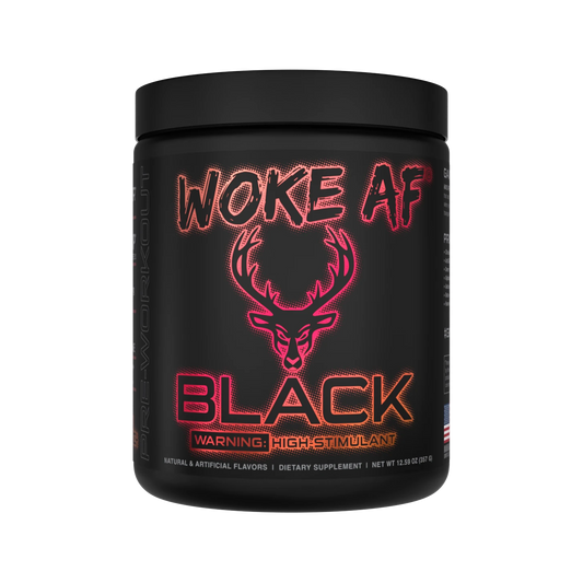 WOKE AF BLACK - HIGH STIMULANT PRE-WORKOUT