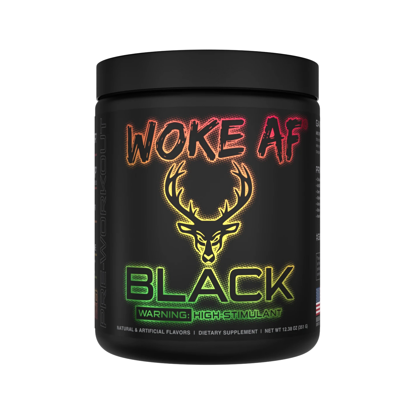 WOKE AF BLACK - HIGH STIMULANT PRE-WORKOUT