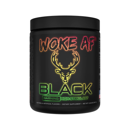 WOKE AF BLACK - HIGH STIMULANT PRE-WORKOUT